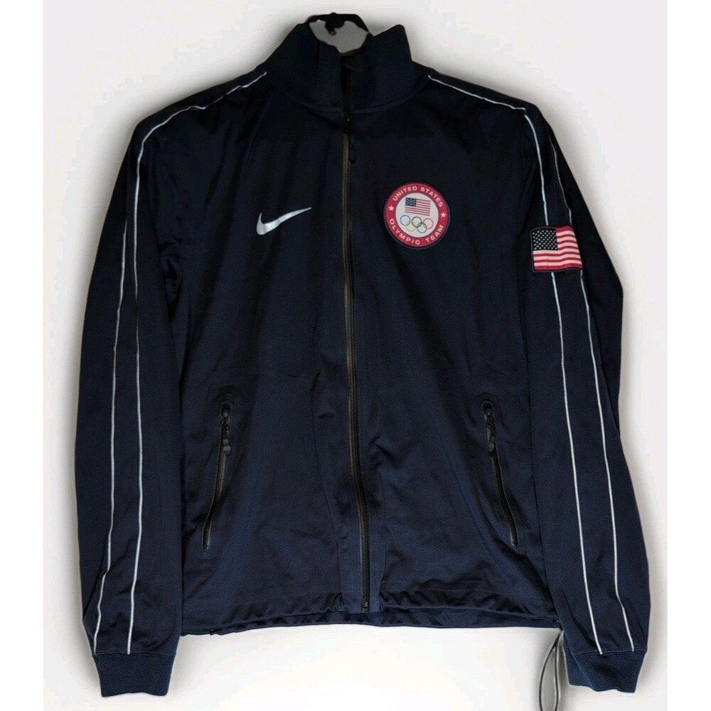 USA Olympic Team NIKE Zip Up Jacket Men's Size Large